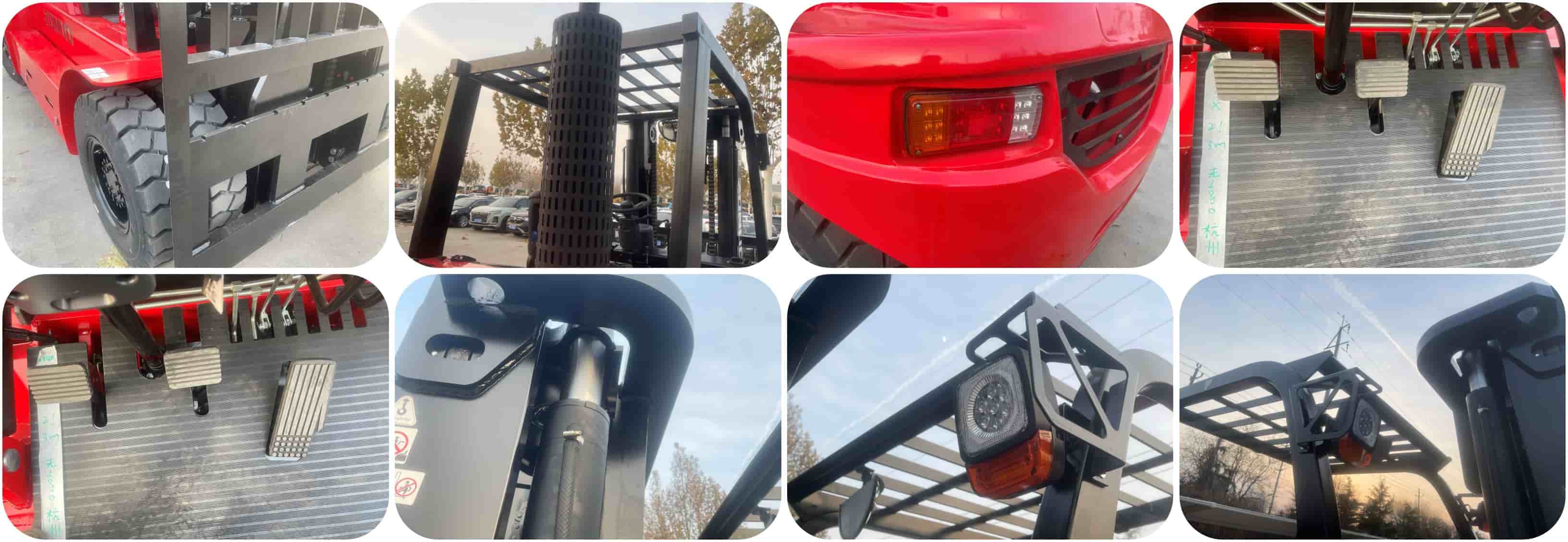 Isuzu Engine Heavy Load Diesel Forklift 5000kg