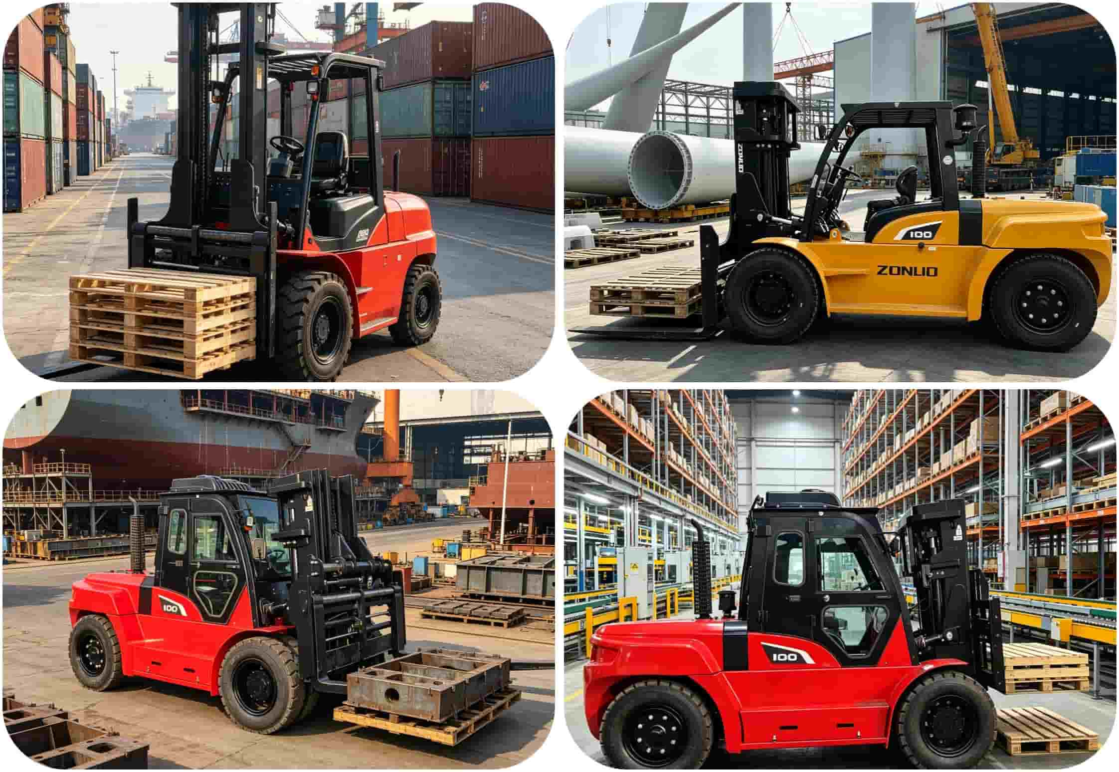 10 Ton Diesel Forklift Truck With Side Shift 10 Ton Diesel Forklift Truck With Side Shift